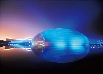 中國國家大劇院照明系統升降燈桿制作及安裝 中國國家大劇院照明系統升降燈桿制作及安裝